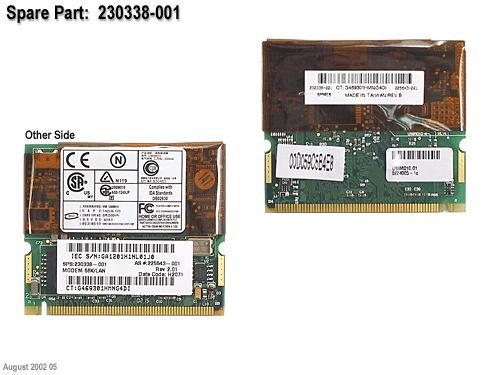 Mini PCI combo board - 56Kbps data/fax, ITU, V.92 and 10/100 Ethernet LAN combo (Type III) Mini PCI combo board - 56Kbps data/fax, ITU, V.92 and 10/100 Ethernet LAN combo (Type III)
