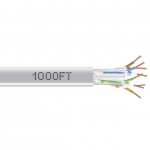 Box GigaTrue 550 Cat.6 UTP Cable - Bare Wire - Bare Wire - 1000ft - Gray