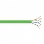 CAT6 250-MHZ SOLID ETHERNET CABLE - UNSHIELDED (UTP)  CM PVC GREEN 1000-F