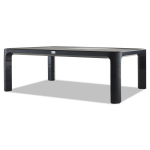 Adjustable Monitor Stand 16 X 12 X 1 3/4 To 5 1/2 Black