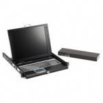 1-PORT 17IN LCD CONSOLE DRAWER WITH KVM SWITCH