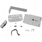 StyleView - Mounting kit (angle brackets mounting hardware VESA mount bracket P/L lockout hardware angle shelf) for scanner - white - side of a monitor