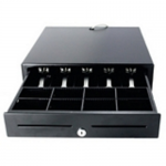 WCD-5000 Cash Drawer - 5 Bill - 8 Coin - 2 Media Slot - Metal - 4.3 inch Height x 16.2 inch Width x 16.3 inch Depth