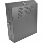 RACK ENCLOSURE CABINET - BLACK - MAXIMUM LOAD CAPACITY OF 150 LBS (68 KGS) LOCKI