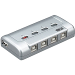 4-Port USB 2.0 Hi-Speed Printer / Peripheral Sharing Switch - USB peripheral sharing switch - 4 x USB 2.0 - desktop