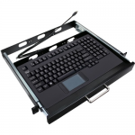 1U 19INCH RACKMOUNT DRAWER WITH USB TOUCHPAD KEYBOARD WHICH DESIGNED ACCO