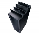 Cable shielding partition - black - for NetShelter EP; NetShelter ES; NetShelter SX; Netshelter VX; NetShelter WX