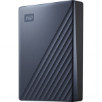 WD TDSourcing My Passport Ultra WDBFTM0040BBL - Hard drive - encrypted - 4 TB - external (portable) - USB 3.0 (USB-C connector) - 256-bit AES - blue