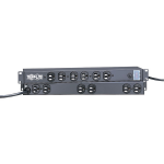 Power Strip Rackmount Metal 120V 5-15R 12 Outlet 15 feet Cord 1URM - Power distribution strip ( rack-mountable ) - AC 120 V - input: NEMA 5-15 - output connectors: 12 ( NEMA 5-15 ) - 15 ft - Canada United States