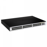 Websmart Gigabit Switch with 48 1000Base-T and 4 SFP Ports - 48 Ports - Manageable - 4 x Expansion Slots - 10/100/1000Base-T - 4 x SFP Slots - 2 Layer Supported - 1U High - Rack-mountable DesktopLifetime Limited Warranty