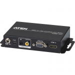 VanCryst HDMI to VGA Converter with Scaler - Functions: Video Conversion Video Scaling De-interlace Noise Filtering Video Processing - 1920 x 1200 - VGA - Yes - 1 Pack - Mountable