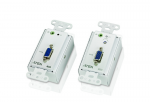 VGA Over Cat 5 Extender Wall Plate - 1 Input Device - 1 Output Device - 492.13 ft Range - 4 x Network (RJ-45) - 1 x VGA In - Wall Mountable