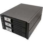 3.5 inch 3Bay SATA/SAS Mobile Rack HDD Internal Enclosure Retail