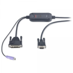 KEYBOARD / VIDEO / MOUSE (KVM) CABLE - 8 PIN MINI-DIN 13W3 (M) - HD-15 (M) - 12