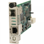 C3221 Series OAM/IP-Based Remotely Managed - Fiber media converter - GigE - 10Base-T 1000Base-T 100Base-X - RJ-45 / SFP (mini-GBIC)