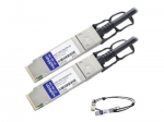 100GBase direct attach cable - TAA Compliant - QSFP28 to QSFP28 - 10 ft - twinaxial - passive