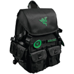 Edge Razer Carrying Case (Backpack) for 17.3 inch Notebook - Black - Water Resistant Exterior Scratch Resistant Exterior Tear Proof Exterior Moisture Resistant Panel - Ballistic Nylon - Shoulder Strap Chest Strap