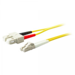 15m SC OS1 Yellow Patch Cable - Patch cable - SC/UPC single-mode (M) to SC/UPC single-mode (M) - 15 m - fiber optic - duplex - 9 / 125 micron - OS1 - halogen-free - yellow