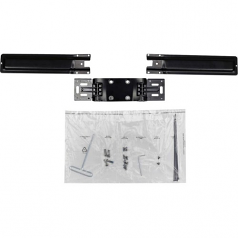 Mounting component (double hinged bow) for 2 LCD displays - black - screen size: up to 25 inch