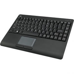 2.4GHZ RF MINI WIRELESS KEYBOARD WITH GLIDEPOINT TOUCHPAD POWER SAVING S