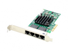 HP 647594-B21 COMPARABLE 10/100/1000MBS QUAD OPEN RJ-45 PORT 100M PCIE X4