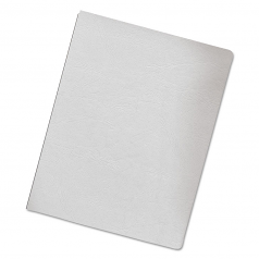 Classic Grain Texture Binding System Covers 11-1/4 X 8-3/4 White 200/pack