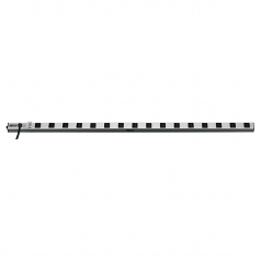 Power Strip 120V 5-15R 16 Outlet 15 feet Cord Vertical Metal 0URM - Power distribution strip - AC 120 V - input: NEMA 5-15 - output connectors: 16 ( NEMA 5-15 ) - 15 ft - Canada United States - white