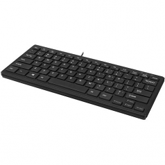 SLIMTOUCH MINI USB KEYBOARD  SPACE SAVING 11.25 WIDE 78 KEYS WITH AN EM