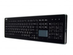 DESKTOP TOUCHPAD KEYBOARD USB CIRQUE GLIDEPOINT TECHNOLOGY BLACK