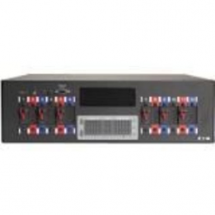 Powerware Rack Power Module RPM-3U - Power distribution unit (rack-mountable) - AC 208 V - 3-phase - RS-232 - output connectors: 12 (NEMA 5-20) - 3U - 19 inch