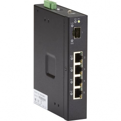 GIGABIT ETHERNET (1000-MBPS) EXTREME TEMPERATURE POE SWITCH - (4) 10/100/1000-MB