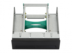 Hard drive carrier assembly - For inserting two SFF drives into optical disk drive bay
