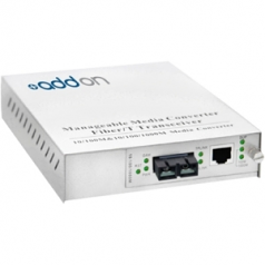 1000Base-TX To 1000Base-LX SC SMF 1310nm Media Converter - 1 x Network (RJ-45) - 1 x SC Ports - 1000Base-LX 1000Base-TX