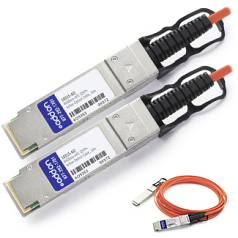 Fiber Optic Network Cable - Fiber Optic for Network Device - 32.81 ft - QSFP+