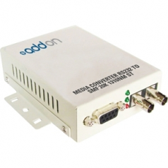 SERIAL RS232 TO FIBER MMF 1310NM 2KM ST SERIAL MEDIA CONVERTER