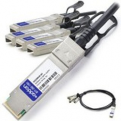 HUAWEI COMPATIBLE TAA COMPLIANT 40GBASE-CU QSFP+ TO 4XSFP+ DIR