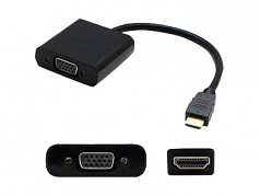 5PK 8IN LENOVO HDMI TO VGA COMPAT BLACK M/F ADAPTER