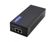 100Mbs 1 RJ-45 to 1 RJ-45 Media Converter - PoE injector - 30 Watt - output connectors: 1