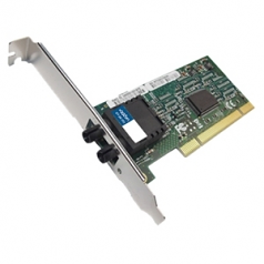 Fast Ethernet NIC Card w/1 Port 100Base-FX ST PCI 32Bit - PCI - 1 Port(s) - 1 x ST Port(s) - Optical Fiber