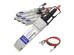 5M FORTINET FG-TRAN-QSFP-4SFP-5 COMPAT DAC TAA 40GBASE AOC 5M