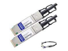 40GBase direct attach cable - TAA Compliant - QSFP+ (M) to QSFP+ (M) - 16.4 ft - twinaxial - passive