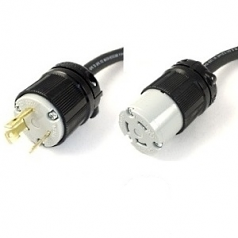 Powerware - Power cable - NEMA L6-30 (M) to NEMA L6-30 (F) - 8 ft