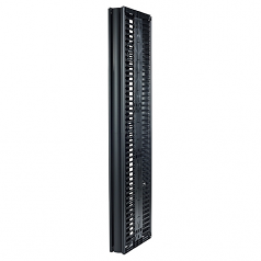 VALUELINE VERTICAL CABLE MANAGER FOR 2 & 4 POST RACKS 84INCH H X 6INCH W DOUB