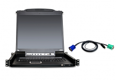 17 inch Rackmount LCD with KVM Switch - 8 Computer(s) - 17 inch