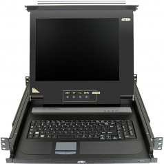 17 inch Single-Rail LCD Integrated Console - 1 Computer(s) - 17 inch Active Matrix TFT LCD - 1 x SPHD-15 Keyboard/Mouse/Video