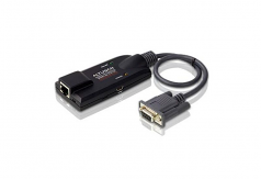 KVM Adapter Cable - RJ-45 Female Network DB-9 Female Serial Mini Type B Female USB