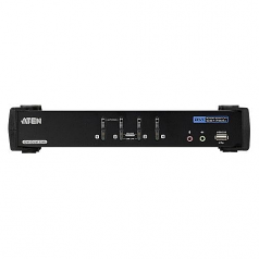 4Port DualLink DVI KVMP Switch with USB2.0 and 2.1 Audio Support Retail