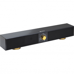 Multimedia 2.0 Sound Bar Speaker - 5 W RMS - Black - 100 Hz - 20 kHz - USB