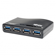 4-Port USB 3.0 SuperSpeed Compact Hub 5Gbps Bus Powered - Hub - 4 x SuperSpeed USB 3.0 - desktop