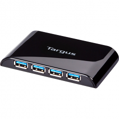 4-Port USB 3.0 SuperSpeed Hub - Hub - 4 x SuperSpeed USB 3.0 - desktop